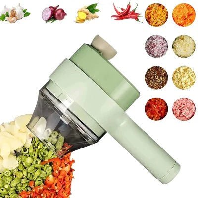 Tocator si maruntitor electric pentru alimente si legume 4 in 1 - Promagg.ro