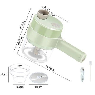 Tocator si maruntitor electric pentru alimente si legume 4 in 1 - Promagg.ro