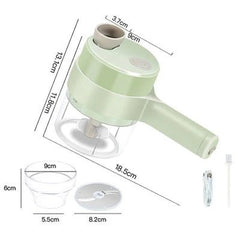 Tocator si maruntitor electric pentru alimente si legume 4 in 1 - Promagg.ro