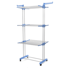 Uscător Vertical Mobil și Pliabil pentru Rufe cu Suport Umerase Inaltime 170cm - Promagg.ro